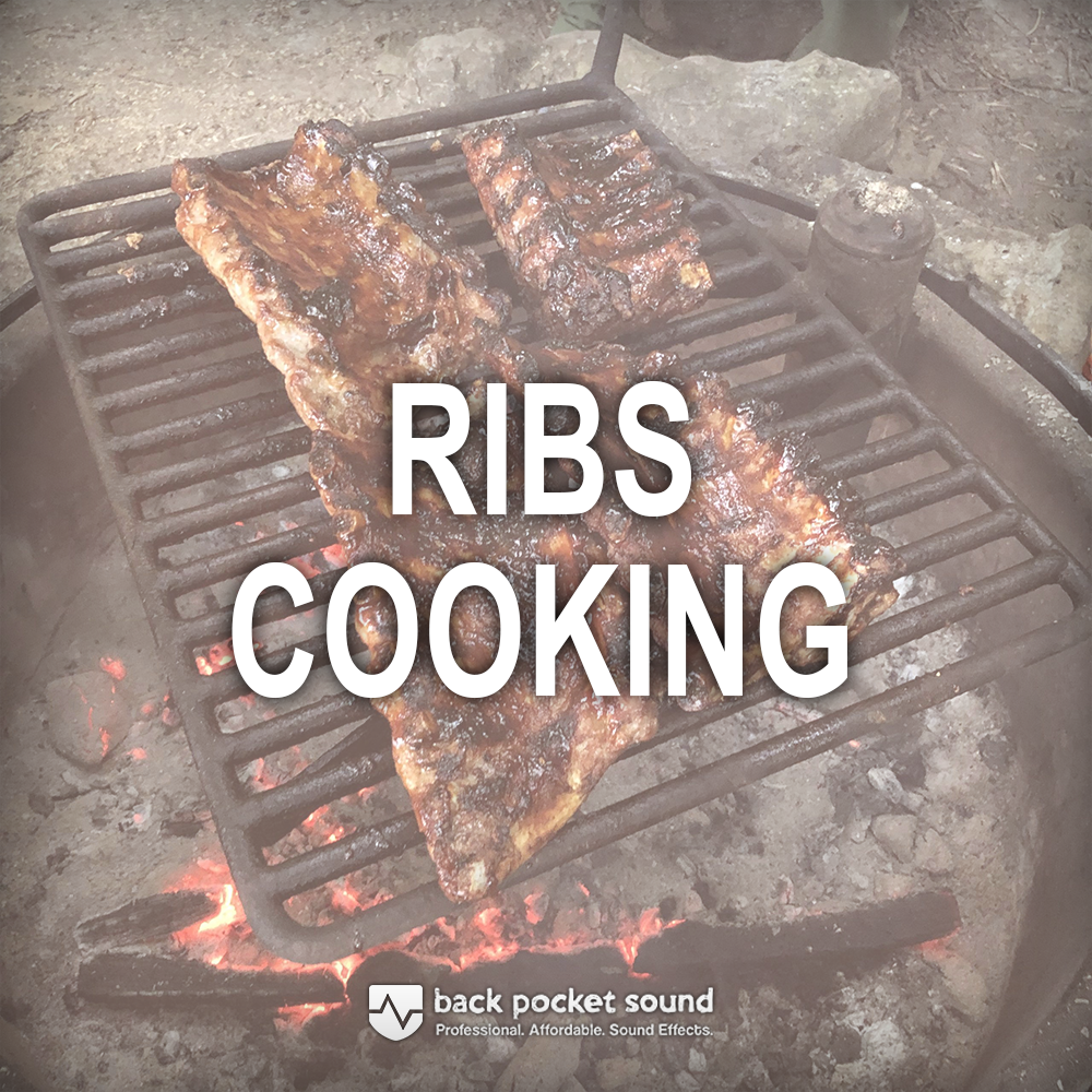 BPS Ribs Cooking - Meat Sizzle HD Sound Effects