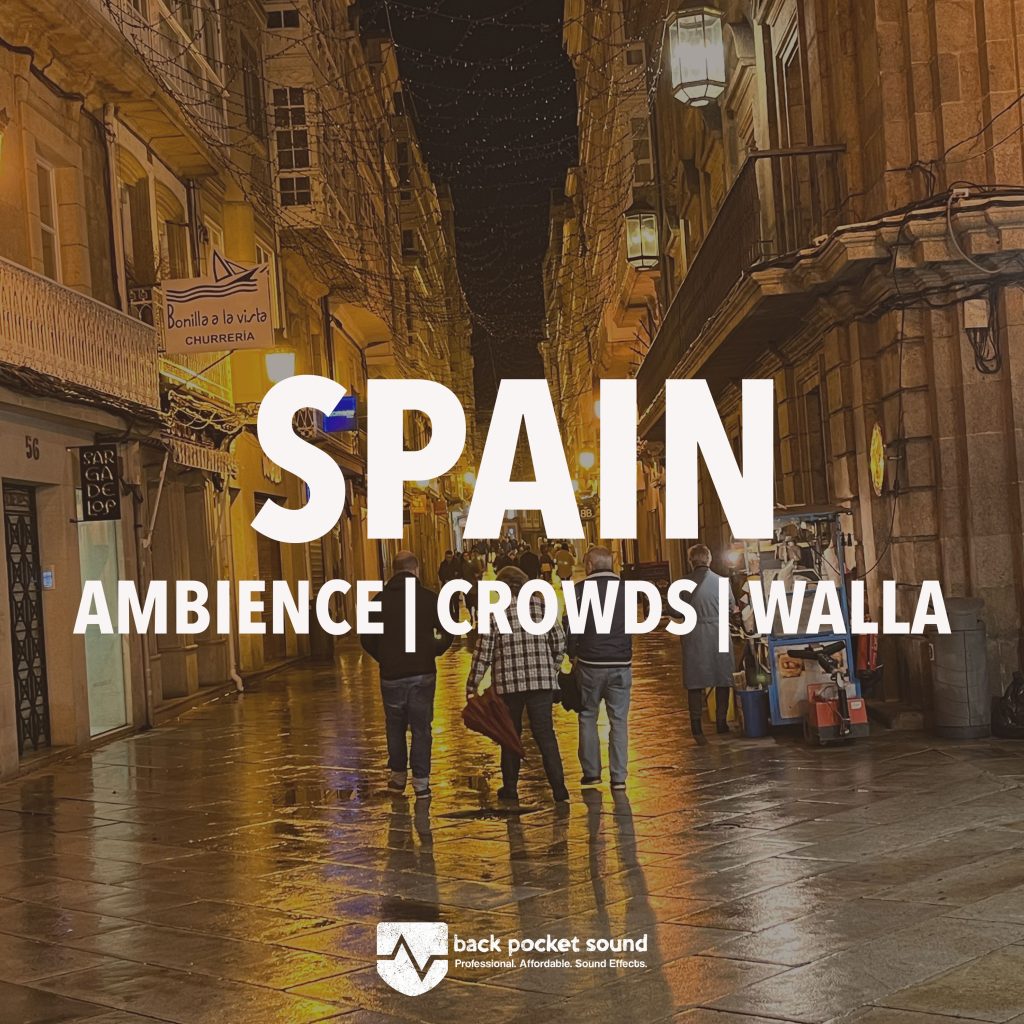 Back Pocket Sound - Spain Ambience Crowds Walla - FREE SFX